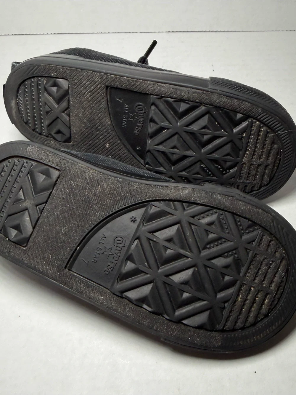 Converse Black All Star Low Top Sneakers Toddler 7